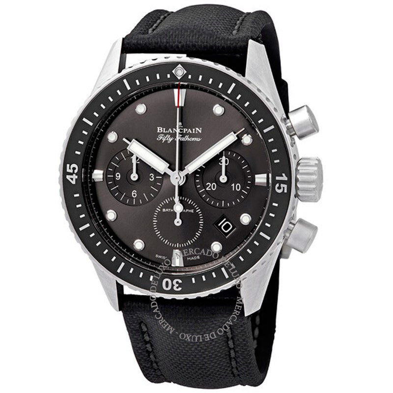 Relógio Fifty Fathoms Batiscafo Mostrador Cinza Meteoro 43 mm - Mercado de Luxo - O Maior E-Commerce de Bens, Produtos e Serviços de Luxo do Brasil.