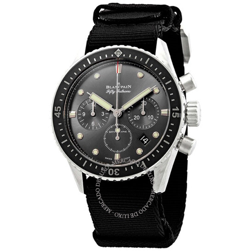 Relógio Fifty Fathoms Cronógrafo Automático 43 mm - Mercado de Luxo - O Maior E-Commerce de Bens, Produtos e Serviços de Luxo do Brasil.