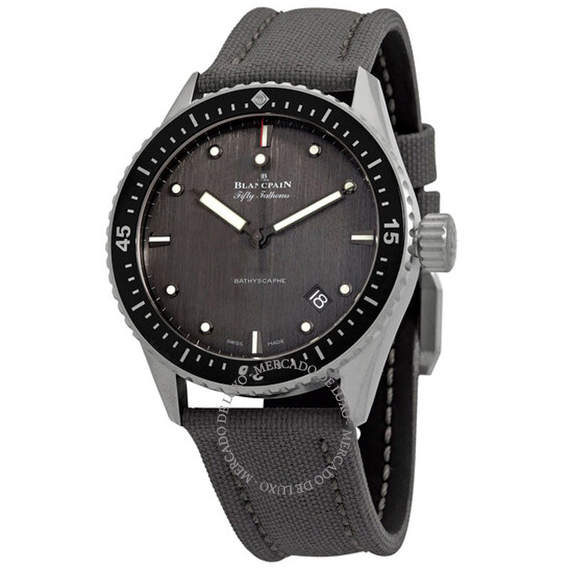 Relógio Fifty Fathoms Mostrador Cinza Automático 43 mm - Mercado de Luxo - O Maior E-Commerce de Bens, Produtos e Serviços de Luxo do Brasil.