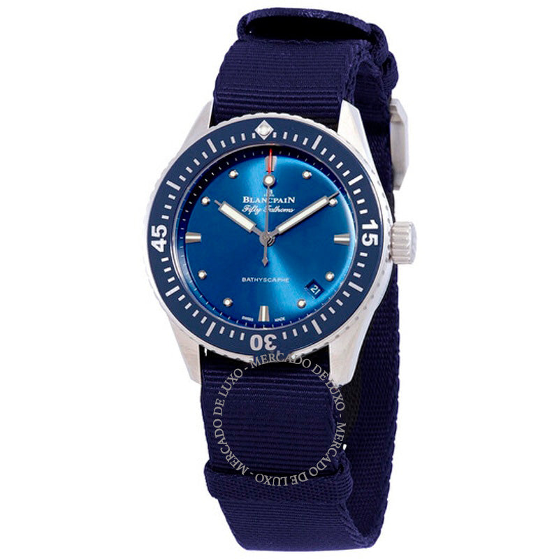 Relógio Batiscafo Automático Mostrador Azul 38 mm - Mercado de Luxo - O Maior E-Commerce de Bens, Produtos e Serviços de Luxo do Brasil.