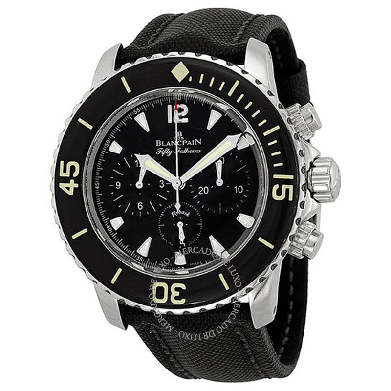 Relógio Cinquenta Fathoms Mostrador Preto 45 mm - Mercado de Luxo - O Maior E-Commerce de Bens, Produtos e Serviços de Luxo do Brasil.