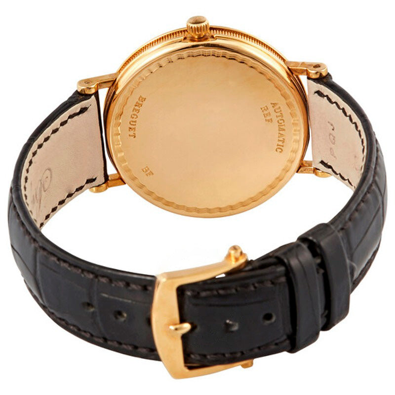 Relógio Clássico Automático Ouro Amarelo 18k Mostrador Prateado  - Mercado de Luxo - O Maior E-Commerce de Bens, Produtos e Serviços de Luxo do Brasil.