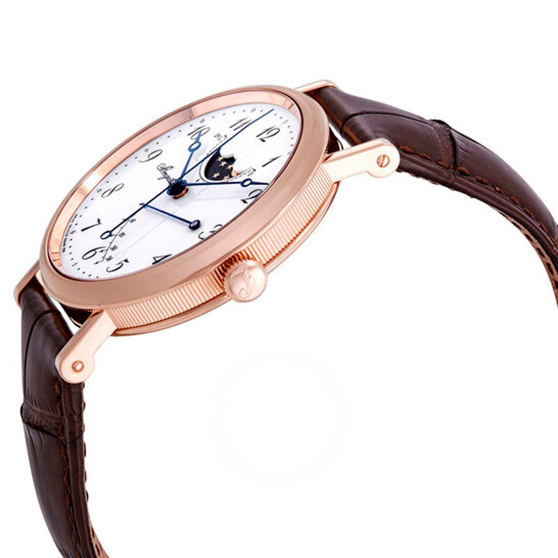 Relógio Clássico Fases da Lua Automático Mostrador Branco 39 mm - Mercado de Luxo - O Maior E-Commerce de Bens, Produtos e Serviços de Luxo do Brasil.