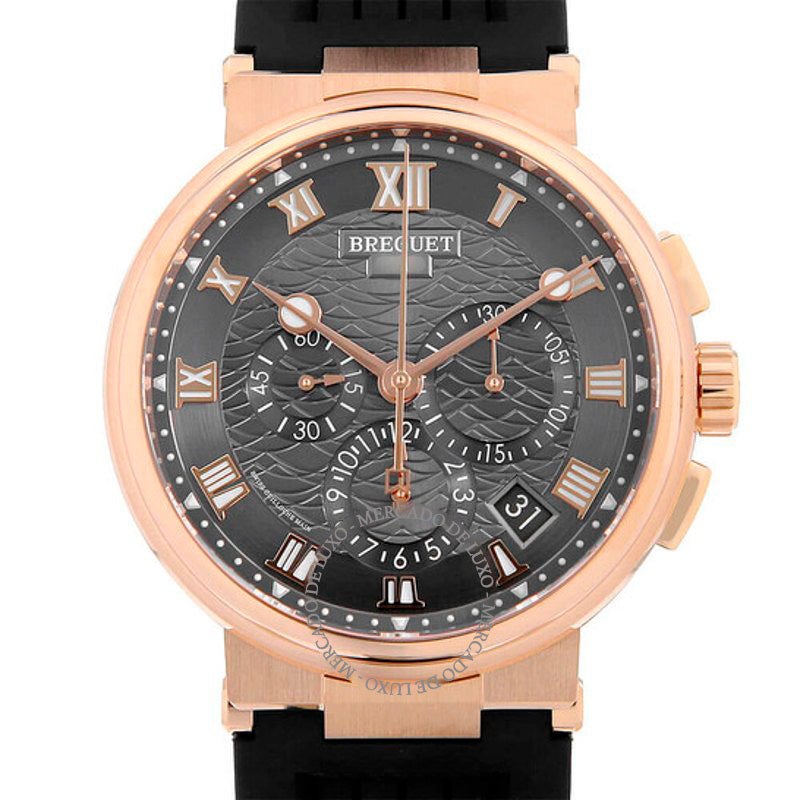 Relógio Marine Cronógrafo Automático Mostrador Cinza 42 mm - Mercado de Luxo - O Maior E-Commerce de Bens, Produtos e Serviços de Luxo do Brasil.