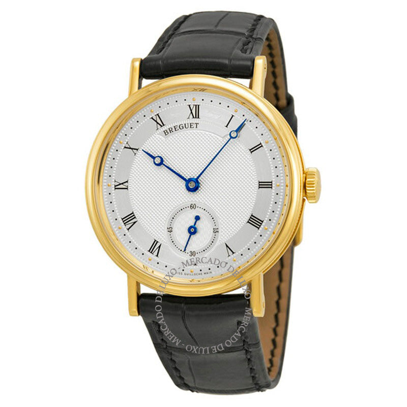 Relógio Mostrador prateado clássico 34 mm - Mercado de Luxo - O Maior E-Commerce de Bens, Produtos e Serviços de Luxo do Brasil.
