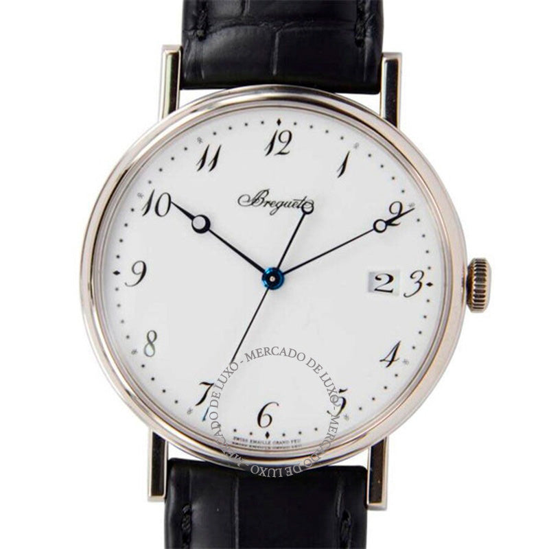 Relógio Mostrador branco clássico 38 mm - Mercado de Luxo - O Maior E-Commerce de Bens, Produtos e Serviços de Luxo do Brasil.
