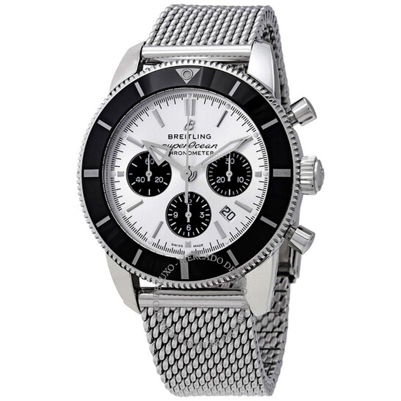 Relógio Superocean Heritage II Cronógrafo 44 Cronômetro Automático Mostrador Prateado 44 mm - Mercado de Luxo - O Maior E-Commerce de Bens, Produtos e Serviços de Luxo do Brasil.