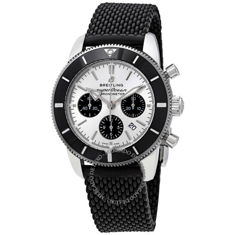 Relógio Superocean Heritage II Cronógrafo Cronômetro Automático Mostrador Prateado 44 mm - Mercado de Luxo - O Maior E-Commerce de Bens, Produtos e Serviços de Luxo do Brasil.