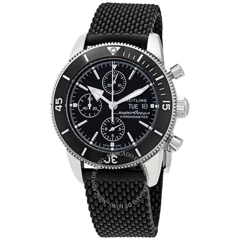 Relógio Superocean Heritage II Cronógrafo Cronômetro Automático Mostrador Preto 44 mm - Mercado de Luxo - O Maior E-Commerce de Bens, Produtos e Serviços de Luxo do Brasil.