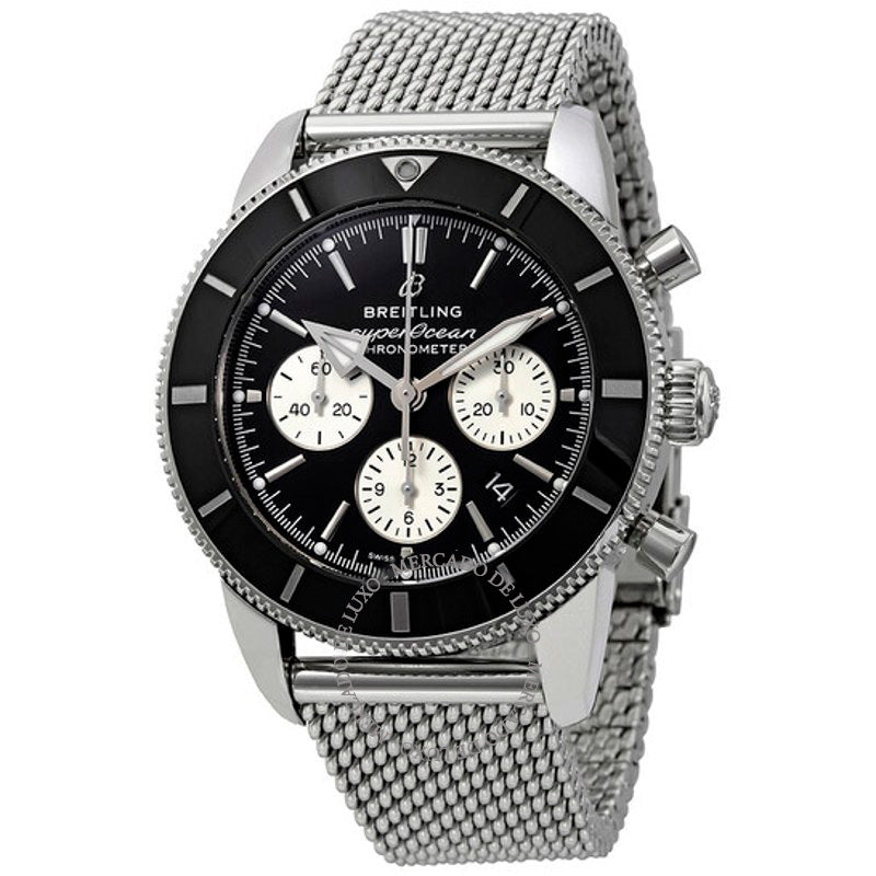 Relógio Superocean Heritage II Cronógrafo Cronômetro Automático Mostrador Preto 44 mm - Mercado de Luxo - O Maior E-Commerce de Bens, Produtos e Serviços de Luxo do Brasil.