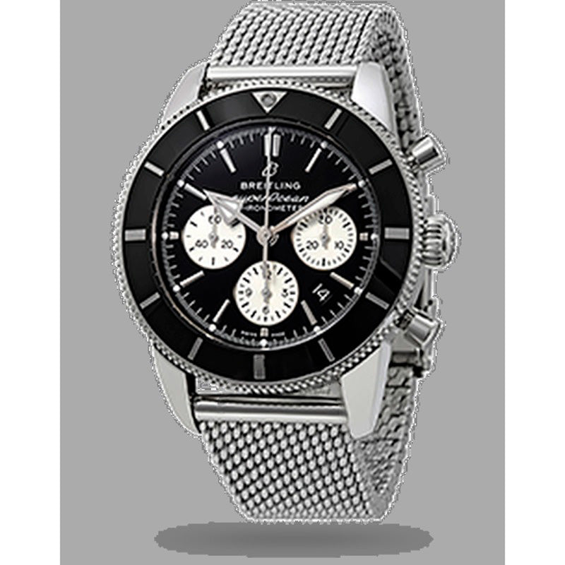 Relógio Superocean Heritage II Cronógrafo Cronômetro Automático Mostrador Preto 44 mm - Mercado de Luxo - O Maior E-Commerce de Bens, Produtos e Serviços de Luxo do Brasil.
