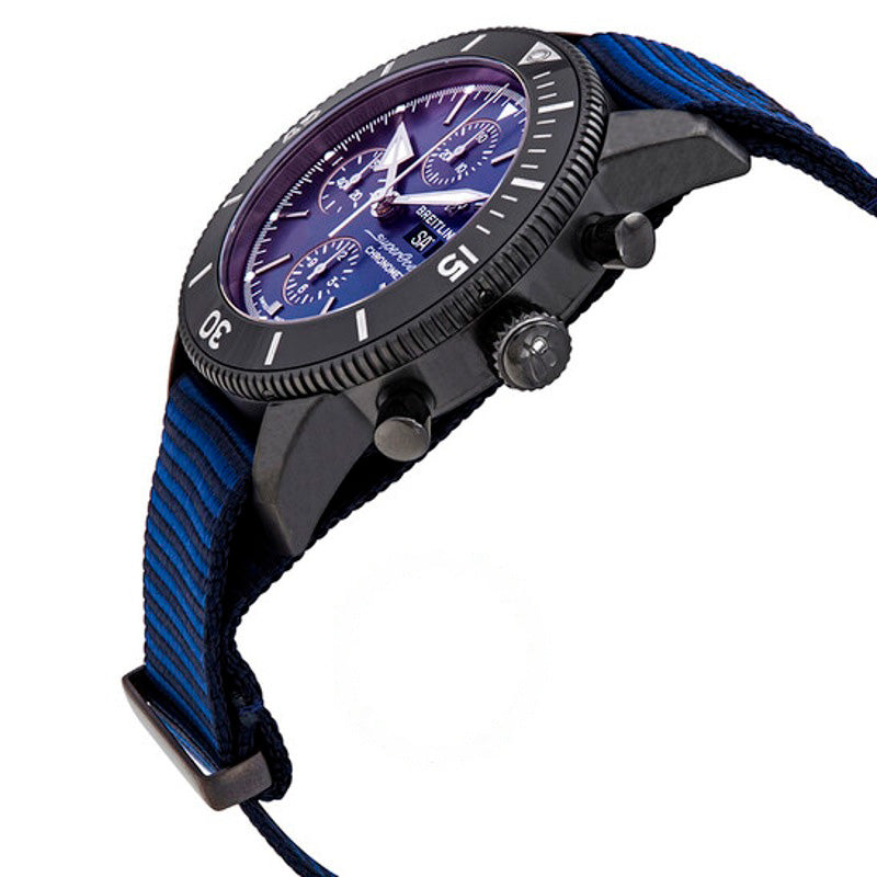 Relógio Superocean Heritage II Cronógrafo Cronômetro Automático Mostrador Azul 44 mm - Mercado de Luxo - O Maior E-Commerce de Bens, Produtos e Serviços de Luxo do Brasil.