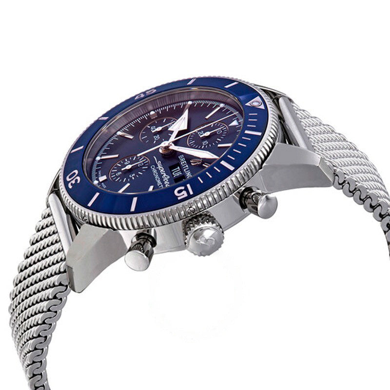 Relógio Superocean Heritage II Cronógrafo Cronômetro Automático Mostrador Azul 44 mm - Mercado de Luxo - O Maior E-Commerce de Bens, Produtos e Serviços de Luxo do Brasil.