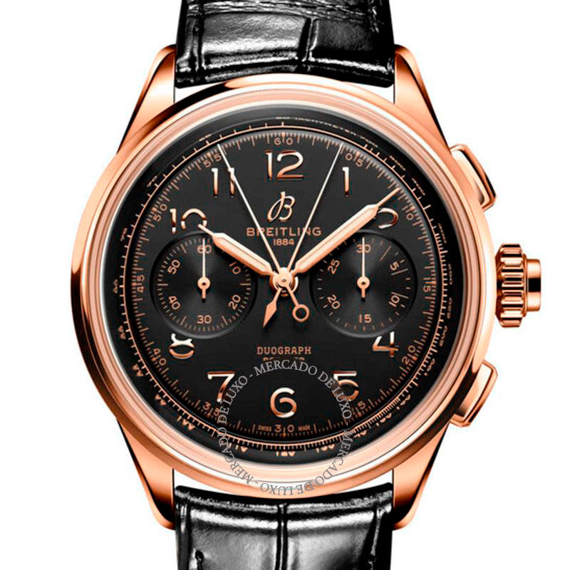 Relógio Premier B15 Duograph Cronógrafo Cronômetro de corda manual Mostrador preto  - Mercado de Luxo - O Maior E-Commerce de Bens, Produtos e Serviços de Luxo do Brasil.