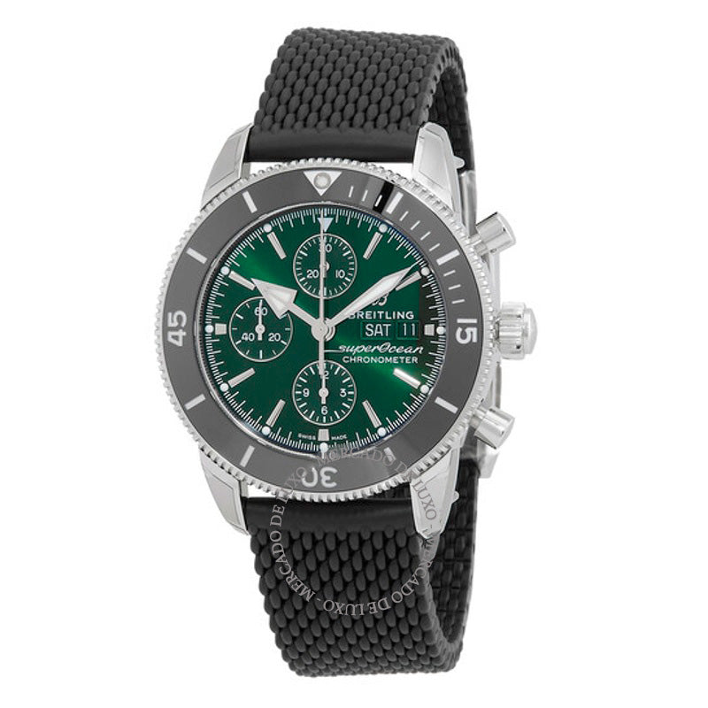 Relógio Superocean Heritage Chronograph Cronômetro Automático Mostrador Verde 44 mm - Mercado de Luxo - O Maior E-Commerce de Bens, Produtos e Serviços de Luxo do Brasil.