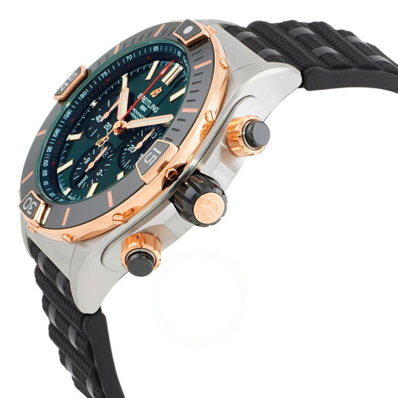 Relógio Super Chronomat B01 Cronógrafo Cronômetro Automático Mostrador Verde 44 mm - Mercado de Luxo - O Maior E-Commerce de Bens, Produtos e Serviços de Luxo do Brasil.
