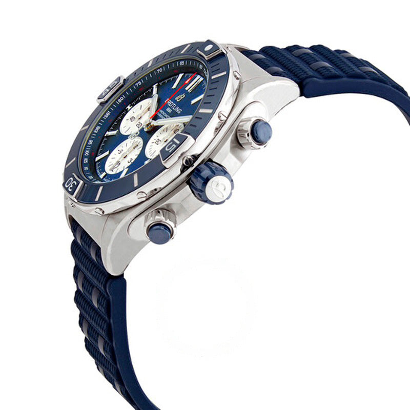 Relógio Super Chronomat B01 Cronógrafo Cronômetro Automático Mostrador Azul  - Mercado de Luxo - O Maior E-Commerce de Bens, Produtos e Serviços de Luxo do Brasil.
