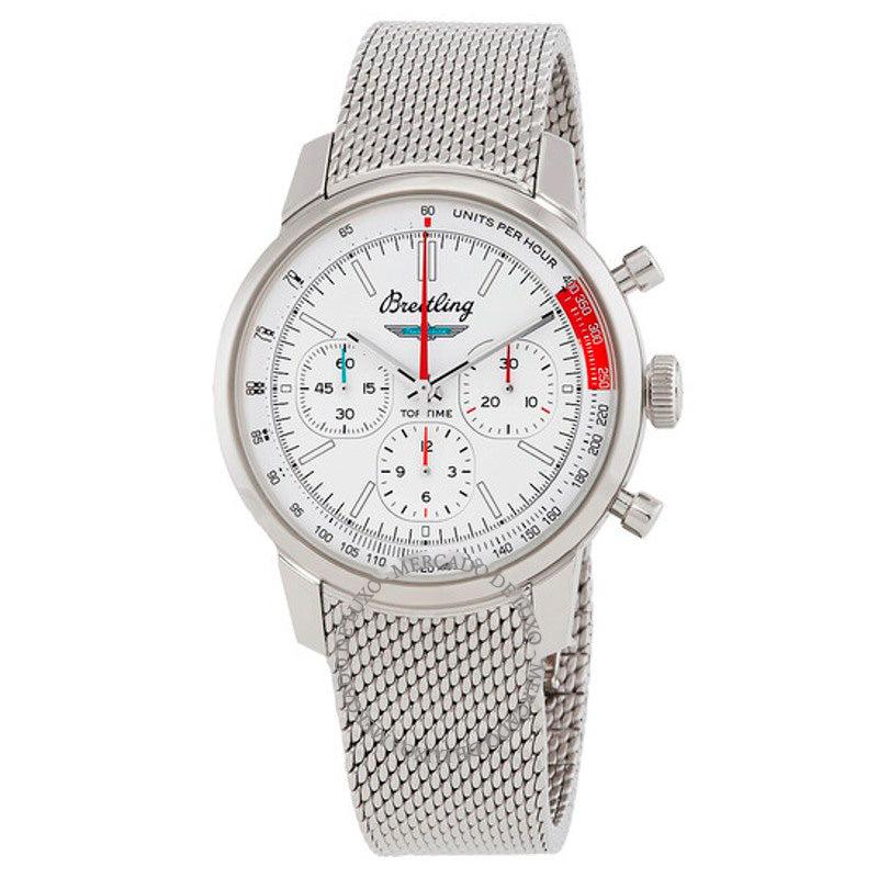 Relógio Top Time B01 Thunderbird 41 mm Cronógrafo Automático Mostrador Branco 41 mm - Mercado de Luxo - O Maior E-Commerce de Bens, Produtos e Serviços de Luxo do Brasil.