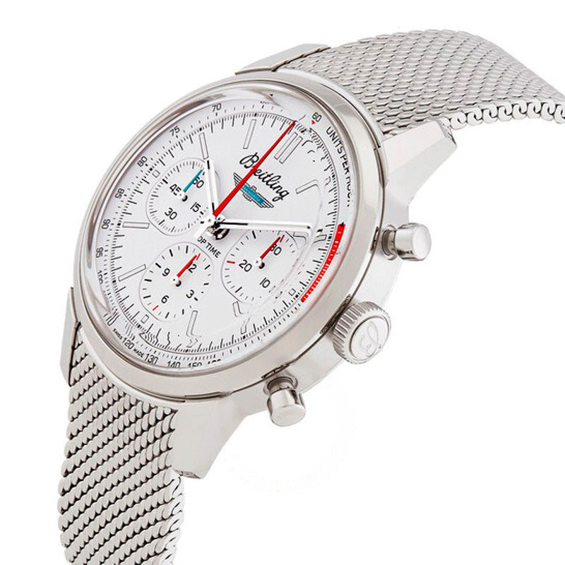 Relógio Top Time B01 Thunderbird 41 mm Cronógrafo Automático Mostrador Branco 41 mm - Mercado de Luxo - O Maior E-Commerce de Bens, Produtos e Serviços de Luxo do Brasil.