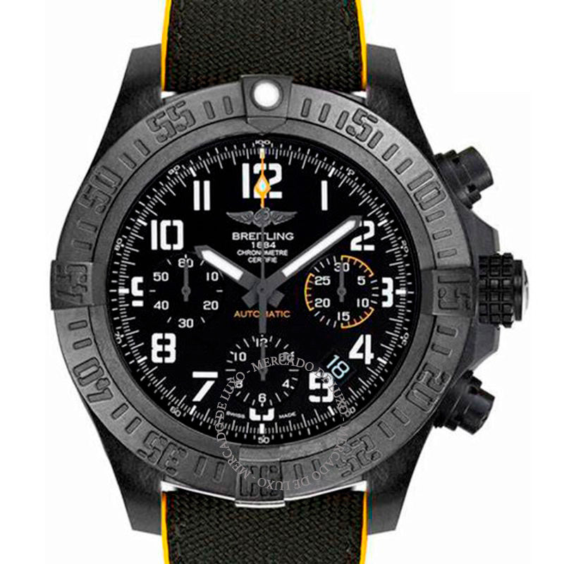 Relógio Cronógrafo Avenger Hurricane Cronômetro Automático Mostrador Preto 45 mm - Mercado de Luxo - O Maior E-Commerce de Bens, Produtos e Serviços de Luxo do Brasil.