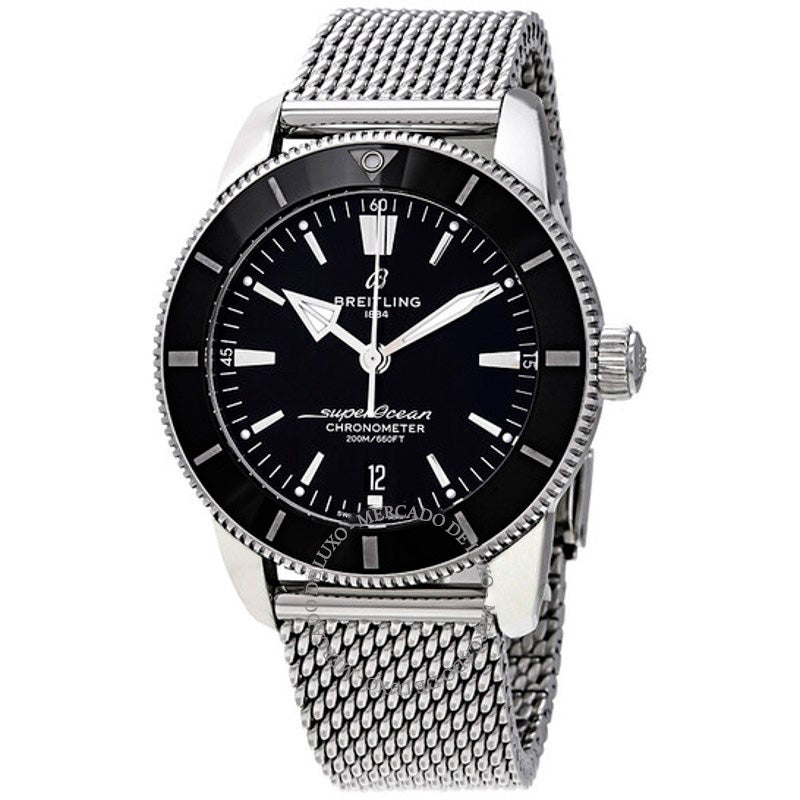 Relógio Superocean Heritage II Cronômetro Automático 44 mm Mostrador Preto 44 mm - Mercado de Luxo - O Maior E-Commerce de Bens, Produtos e Serviços de Luxo do Brasil.