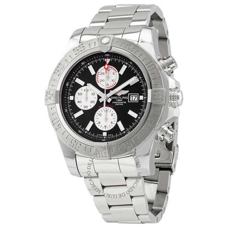 Relógio Super Avenger II Cronógrafo Cronômetro Automático Mostrador Preto 48 mm - Mercado de Luxo - O Maior E-Commerce de Bens, Produtos e Serviços de Luxo do Brasil.