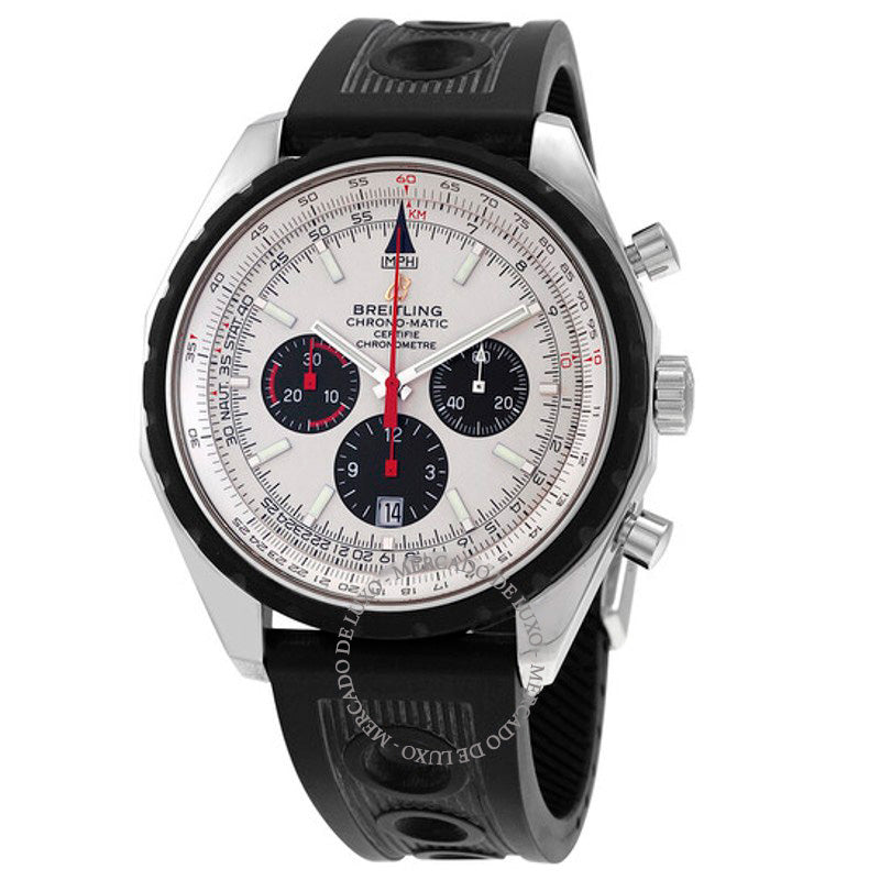Relógio Chrono-matic 49 Cronógrafo Cronômetro Automático Mostrador Prateado 49 mm - Mercado de Luxo - O Maior E-Commerce de Bens, Produtos e Serviços de Luxo do Brasil.
