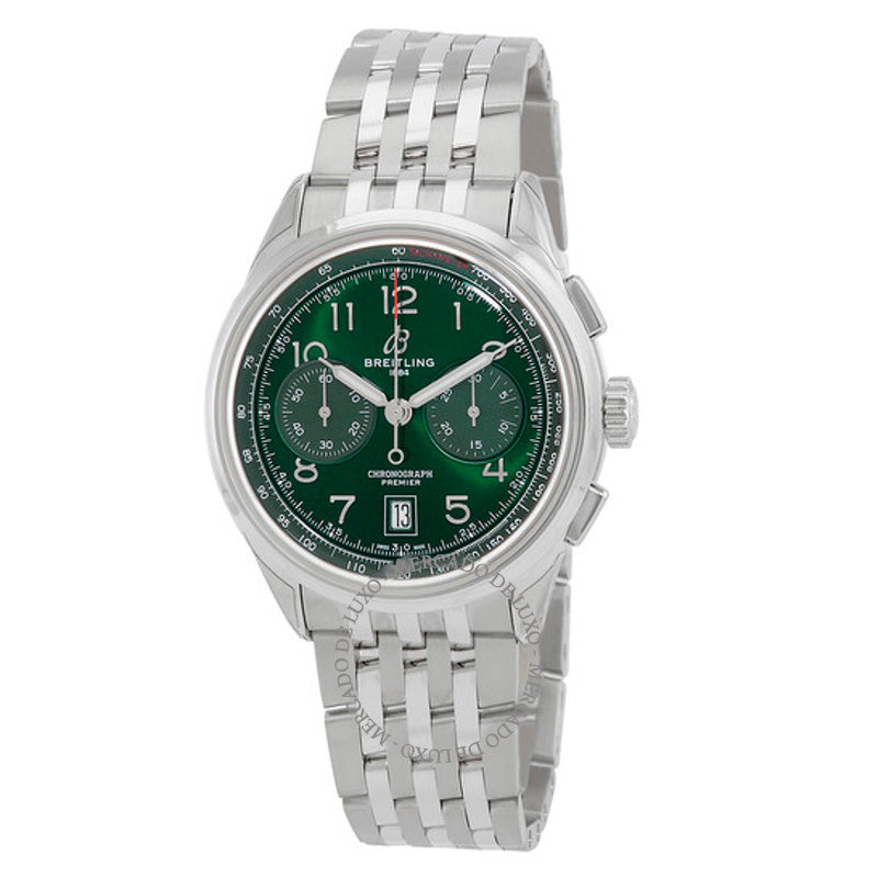 Relógio Premier B01 Cronógrafo 42 Cronômetro Automático Mostrador Verde 42 mm - Mercado de Luxo - O Maior E-Commerce de Bens, Produtos e Serviços de Luxo do Brasil.