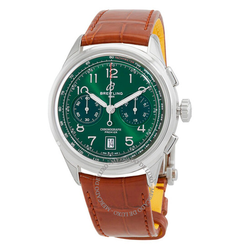 Relógio Premier B01 Cronógrafo 42 Cronômetro Automático Mostrador Verde 42 mm - Mercado de Luxo - O Maior E-Commerce de Bens, Produtos e Serviços de Luxo do Brasil.