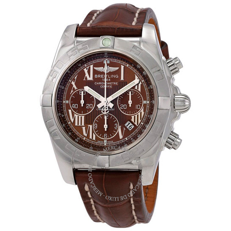 Relógio Chronomat B01 Cronógrafo Cronômetro Automático Mostrador Marrom 43 mm - Mercado de Luxo - O Maior E-Commerce de Bens, Produtos e Serviços de Luxo do Brasil.