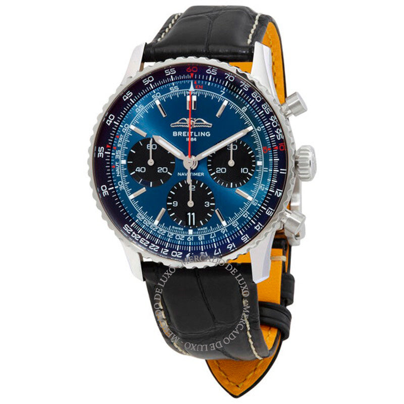 Relógio Navitimer B01 Cronógrafo Cronômetro Automático Mostrador Azul 41 mm - Mercado de Luxo - O Maior E-Commerce de Bens, Produtos e Serviços de Luxo do Brasil.