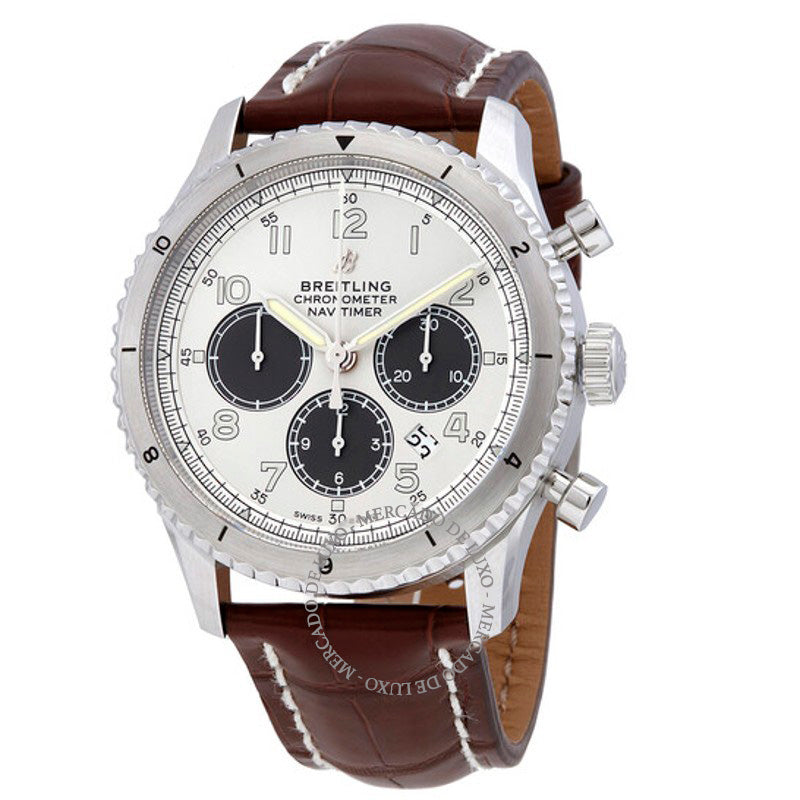 Relógio Navitimer 8 Cronógrafo Cronômetro Automático Mostrador Prateado 43 mm - Mercado de Luxo - O Maior E-Commerce de Bens, Produtos e Serviços de Luxo do Brasil.
