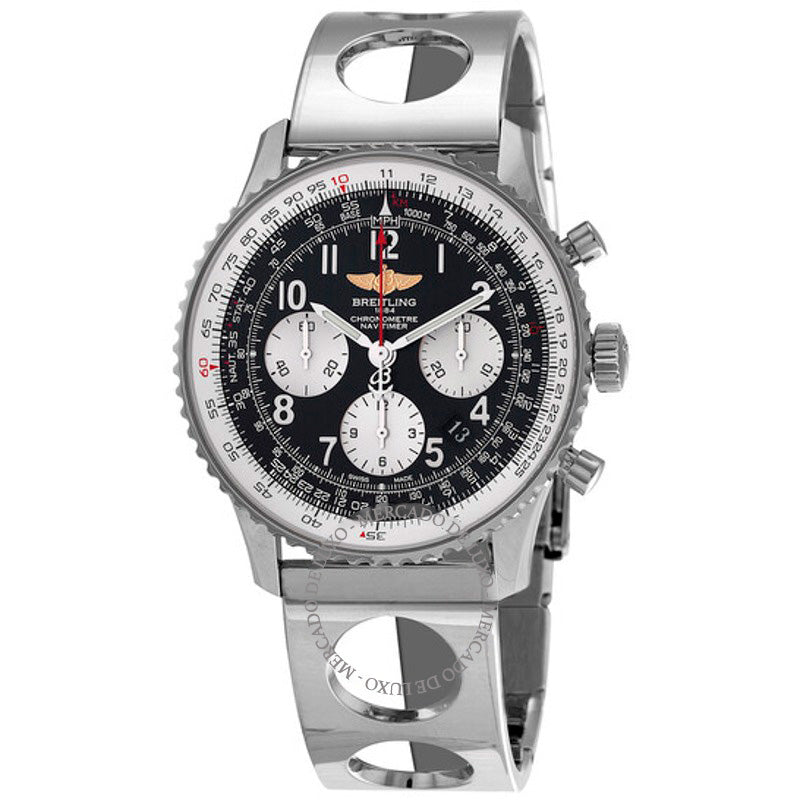 Relógio Navitimer 01 Cronógrafo Cronômetro Automático Mostrador Preto 43 mm - Mercado de Luxo - O Maior E-Commerce de Bens, Produtos e Serviços de Luxo do Brasil.