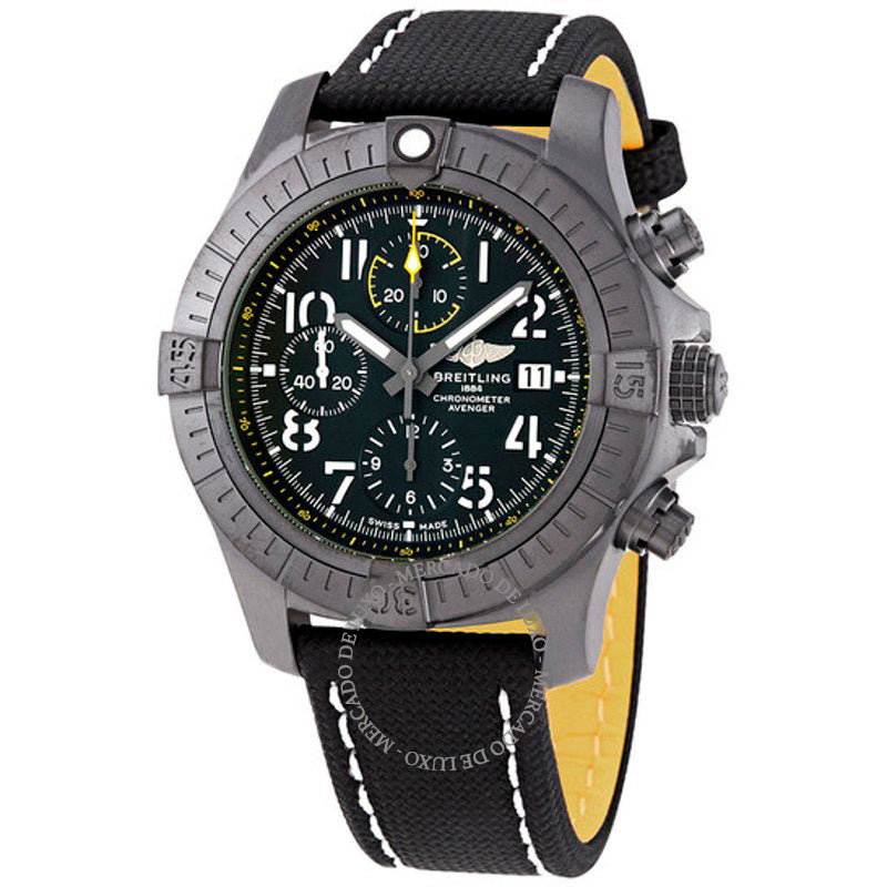 Relógio Avenger 45 Night Mission Cronógrafo Automático Mostrador Preto 45 mm - Mercado de Luxo - O Maior E-Commerce de Bens, Produtos e Serviços de Luxo do Brasil.