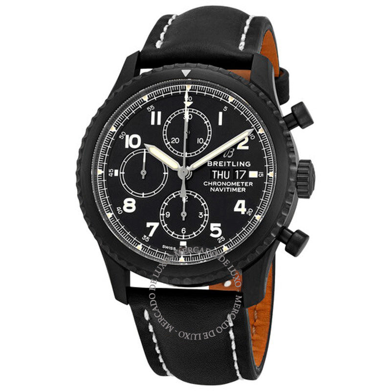Relógio Navitimer 8 Cronógrafo Cronômetro Automático Mostrador Preto 43 mm - Mercado de Luxo - O Maior E-Commerce de Bens, Produtos e Serviços de Luxo do Brasil.