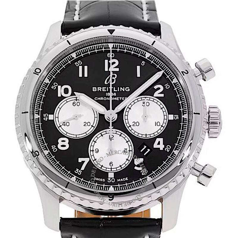 Relógio Navitimer 8 Cronógrafo Cronômetro Automático Mostrador Preto 43 mm - Mercado de Luxo - O Maior E-Commerce de Bens, Produtos e Serviços de Luxo do Brasil.