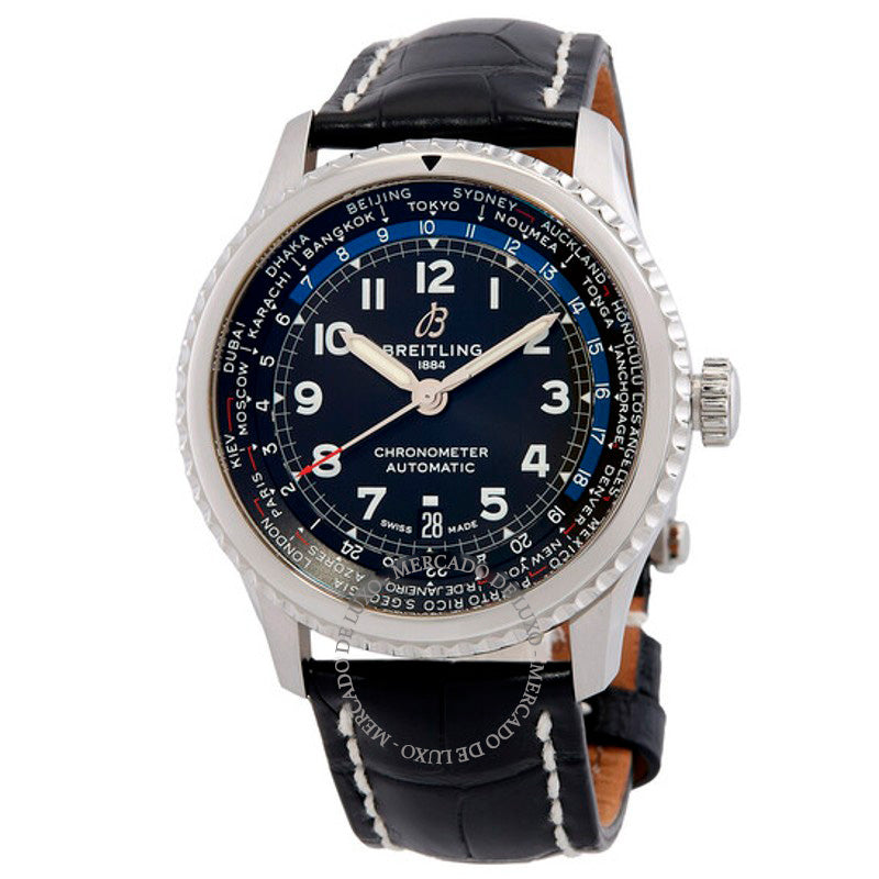 Relógio Aviator 8 - Navitimer 8 Cronômetro Automático Mostrador Preto 43 mm - Mercado de Luxo - O Maior E-Commerce de Bens, Produtos e Serviços de Luxo do Brasil.