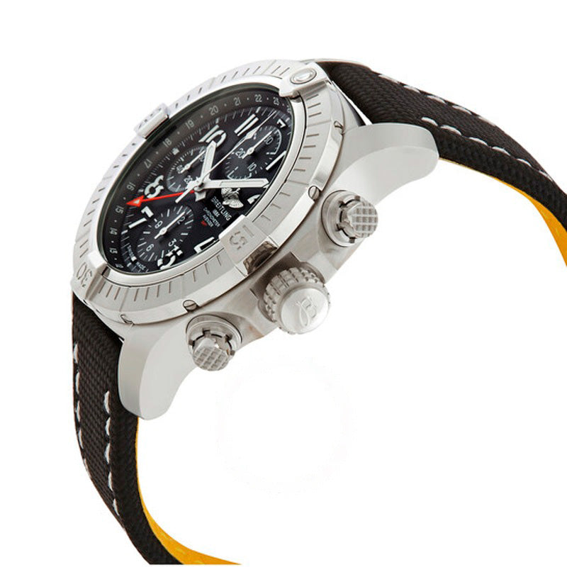 Relógio Cronógrafo Avenger GMT Cronômetro Automático Mostrador Preto 45 mm - Mercado de Luxo - O Maior E-Commerce de Bens, Produtos e Serviços de Luxo do Brasil.