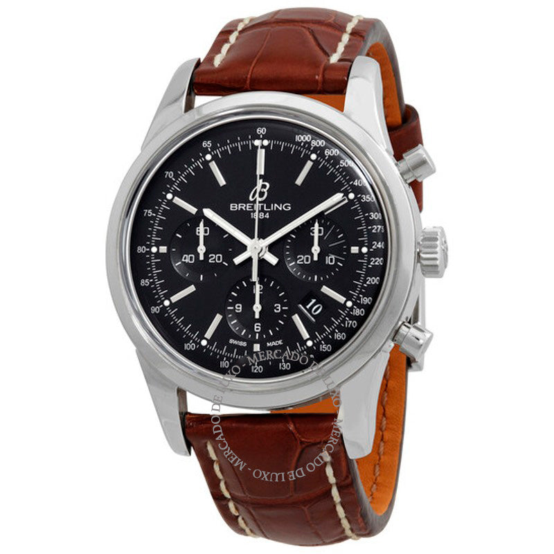 Relógio Transocean Chronograph Cronômetro Automático Mostrador Preto 43 mm - Mercado de Luxo - O Maior E-Commerce de Bens, Produtos e Serviços de Luxo do Brasil.