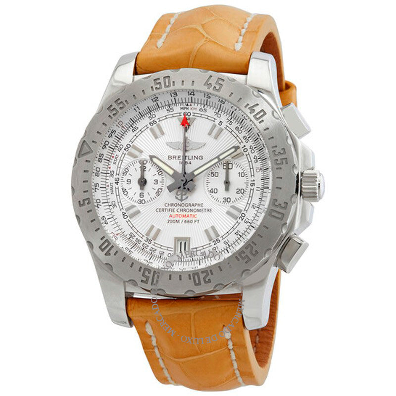 Relógio Cronógrafo Skyracer profissional automático com mostrador prateado 43 mm - Mercado de Luxo - O Maior E-Commerce de Bens, Produtos e Serviços de Luxo do Brasil.