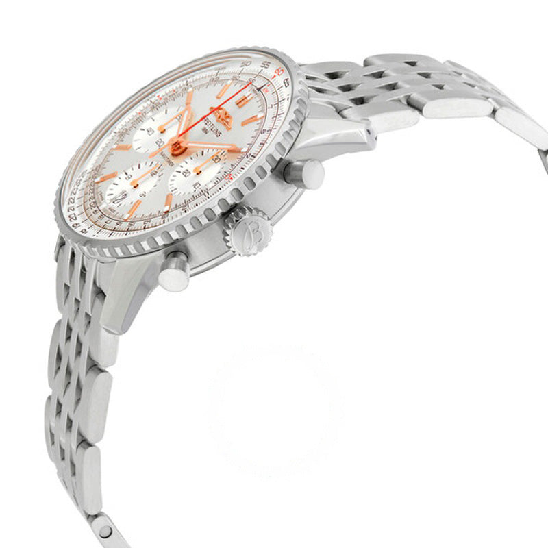 Relógio Navitimer Cronógrafo Cronômetro Automático Mostrador Prateado 41 mm - Mercado de Luxo - O Maior E-Commerce de Bens, Produtos e Serviços de Luxo do Brasil.