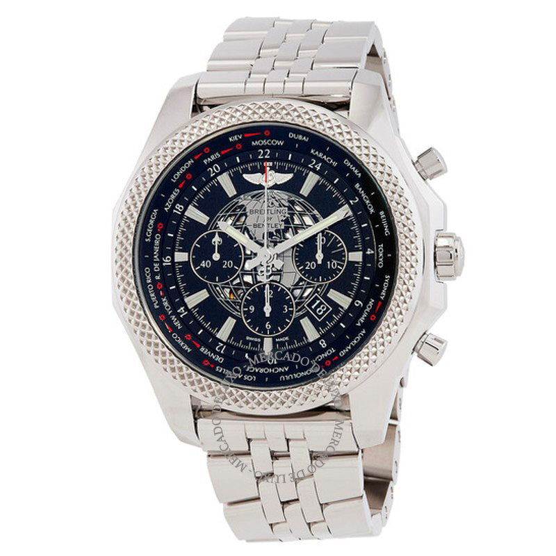 Relógio Bentley B05 Hora Mundial Cronógrafo Automático Mostrador Preto 49 mm - Mercado de Luxo - O Maior E-Commerce de Bens, Produtos e Serviços de Luxo do Brasil.