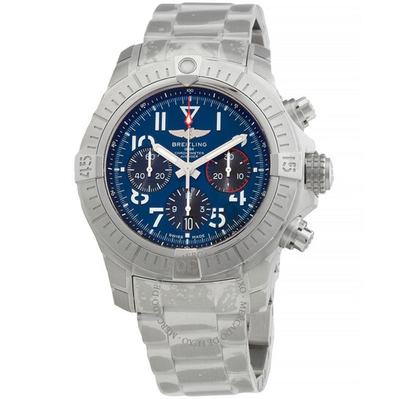 Relógio Cronógrafo Avenger B01 Cronômetro Automático Mostrador Azul 45 mm - Mercado de Luxo - O Maior E-Commerce de Bens, Produtos e Serviços de Luxo do Brasil.