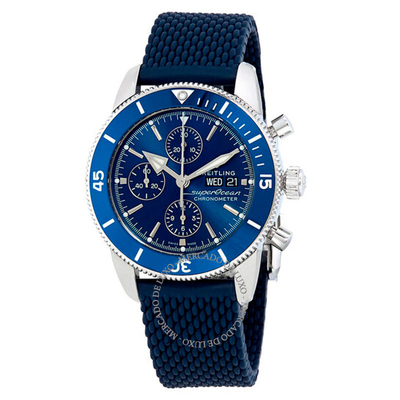 Relógio Superocean Heritage II Cronógrafo Automático Mostrador Azul 44 mm - Mercado de Luxo - O Maior E-Commerce de Bens, Produtos e Serviços de Luxo do Brasil.