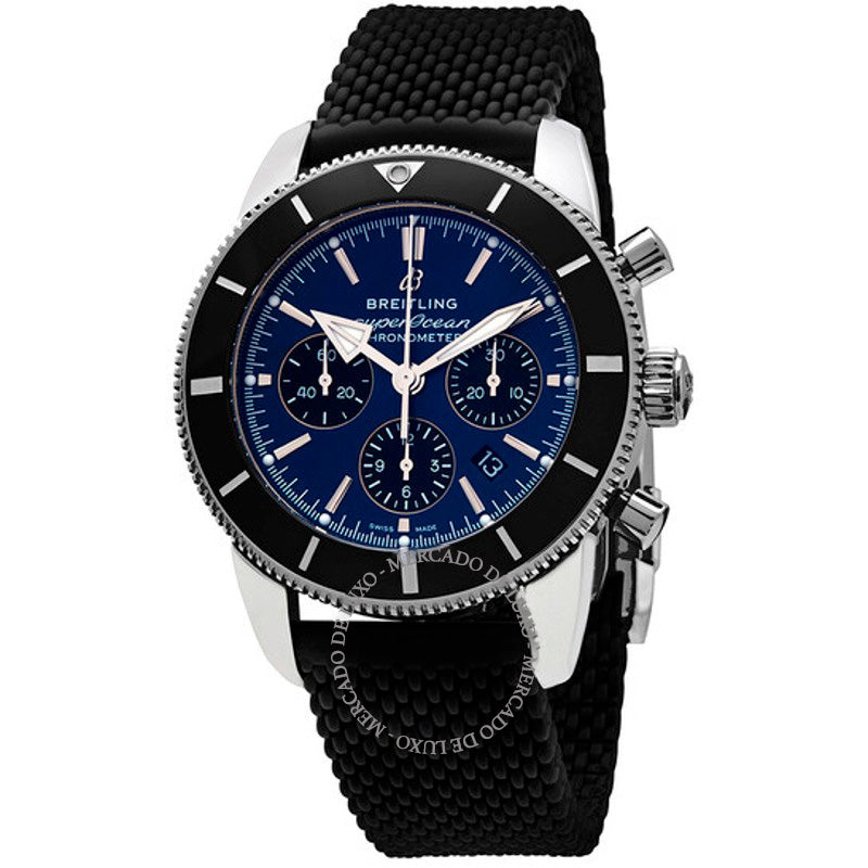 Relógio Superocean Heritage II Cronógrafo Automático Mostrador Azul 44 mm - Mercado de Luxo - O Maior E-Commerce de Bens, Produtos e Serviços de Luxo do Brasil.