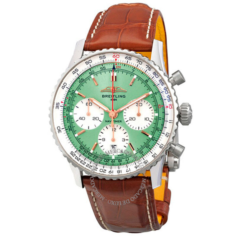 Relógio Navitimer Cronógrafo Cronômetro Automático Mostrador Verde 41 mm - Mercado de Luxo - O Maior E-Commerce de Bens, Produtos e Serviços de Luxo do Brasil.