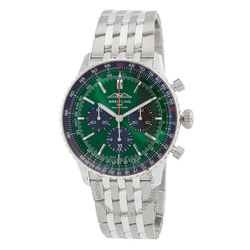 Relógio Navitimer Cronógrafo Cronômetro Automático Mostrador Verde 46 mm - Mercado de Luxo - O Maior E-Commerce de Bens, Produtos e Serviços de Luxo do Brasil.