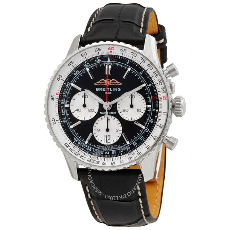 Relógio Navitimer Cronógrafo Cronômetro Automático Mostrador Preto 43 mm - Mercado de Luxo - O Maior E-Commerce de Bens, Produtos e Serviços de Luxo do Brasil.
