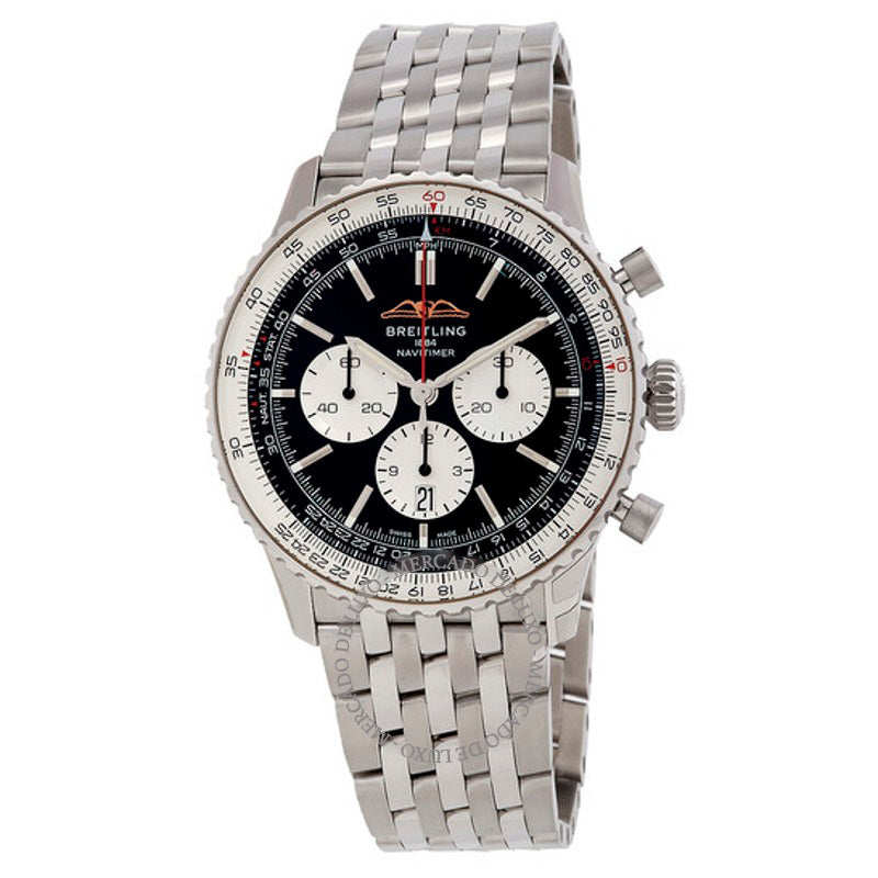 Relógio Navitimer Cronógrafo Cronômetro Automático Mostrador Preto 46 mm - Mercado de Luxo - O Maior E-Commerce de Bens, Produtos e Serviços de Luxo do Brasil.