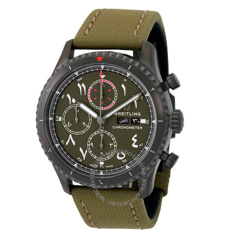 Relógio AVIATOR 8 Cronógrafo Cronômetro Automático Mostrador Verde  - Mercado de Luxo - O Maior E-Commerce de Bens, Produtos e Serviços de Luxo do Brasil.